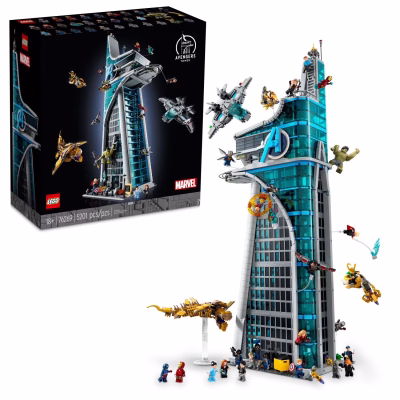 LEGO Marvel Avengers Tower Building Kit for Kids