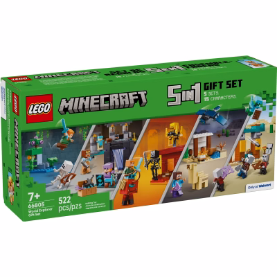 LEGO Minecraft Gift Set 5 epic sets with 15 characters in 1 Box