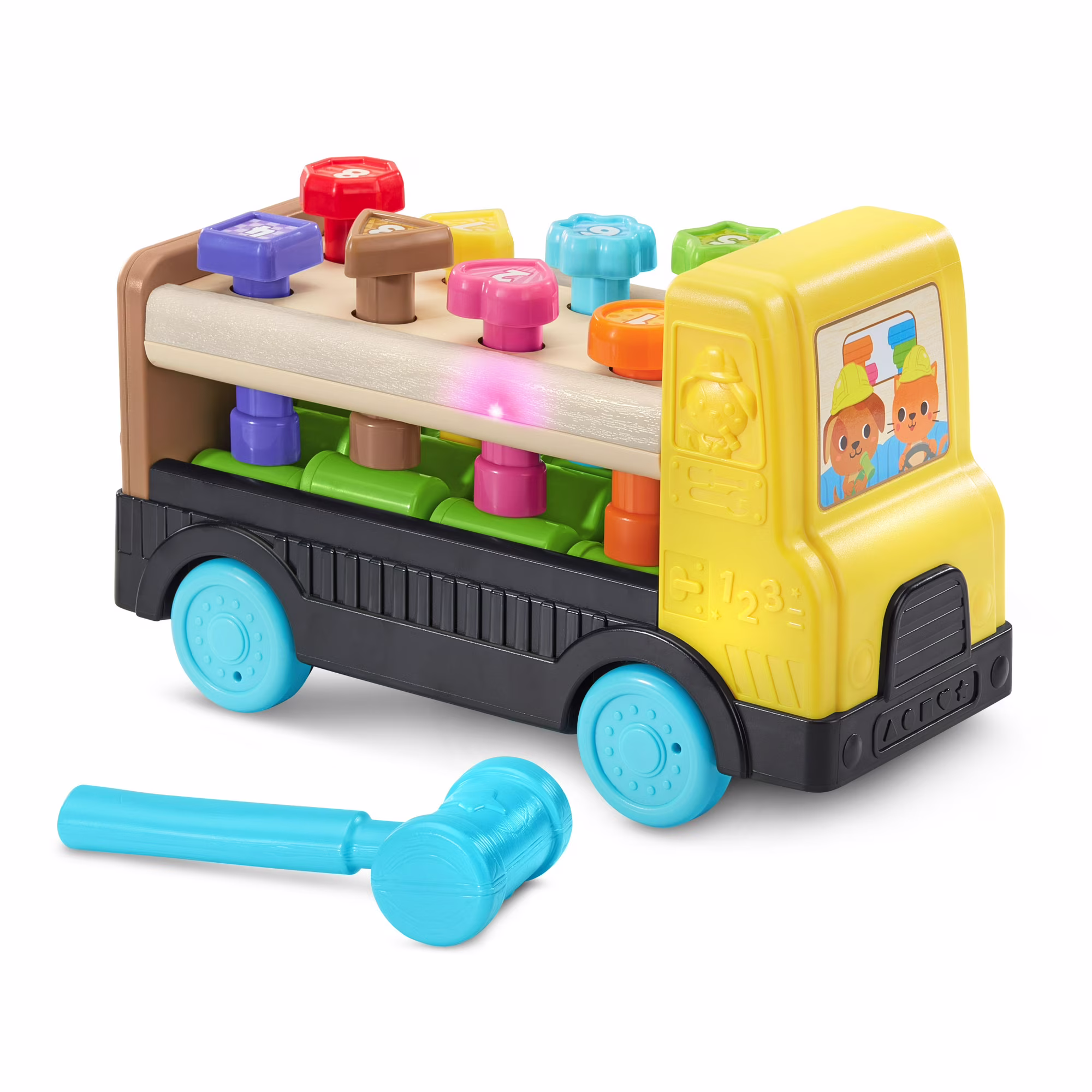 LeapFrog Tap a Peg Wooden Truck Wood with Accessories 2 LeapFrog Tap a Peg Wooden Truck Wood with Accessories