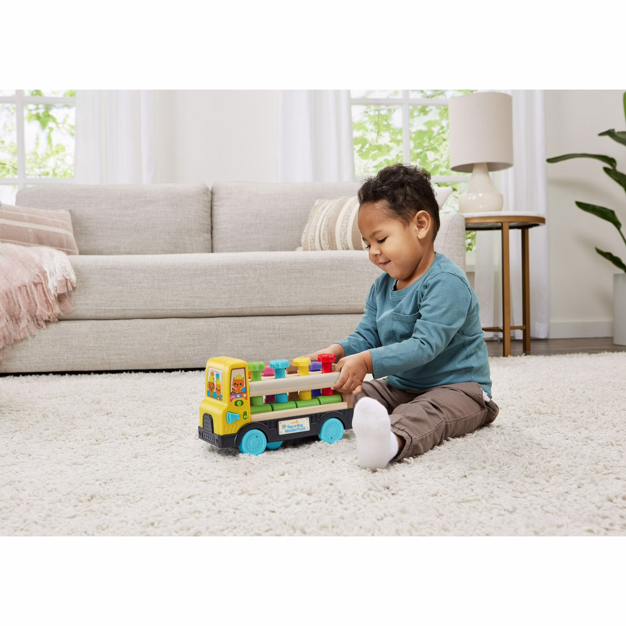 LeapFrog Tap a Peg Wooden Truck Wood with Accessories 3 LeapFrog Tap a Peg Wooden Truck Wood with Accessories