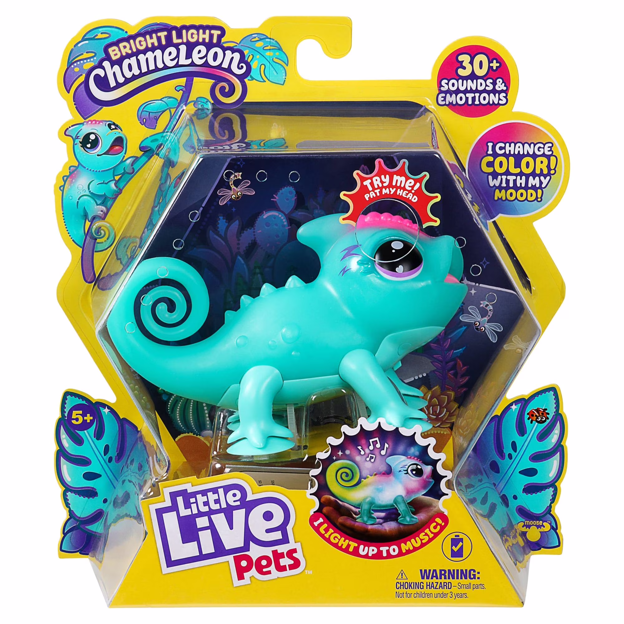 Little Live Pets Sunny the Bright Light Green Chameleon Little Live Pets Sunny the Bright Light Green Chameleon