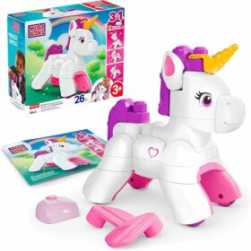 MEGA BLOKS Toddler Block Toys Set Build & Enchant Unicorn