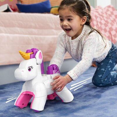 MEGA BLOKS Toddler Block Toys Set Build & Enchant Unicorn