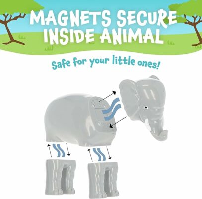 Magnetic Animals for Kids Mix or Match Animal Toy Set