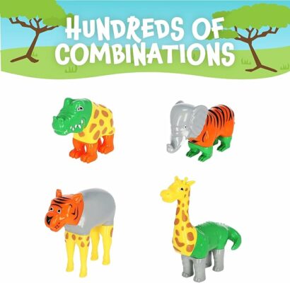 Magnetic Animals for Kids Mix or Match Animal Toy Set