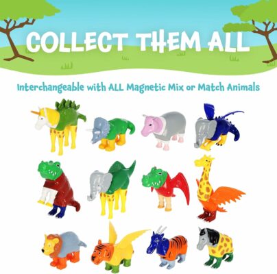 Magnetic Animals for Kids Mix or Match Animal Toy Set