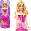 Mattel Disney Princess Aurora Doll in Sparkling Fashion with Removable Skirt