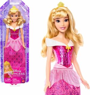 Mattel Disney Princess Aurora Doll in Sparkling Fashion with Removable Skirt