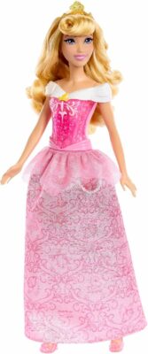 Mattel Disney Princess Aurora Doll in Sparkling Fashion with Removable Skirt