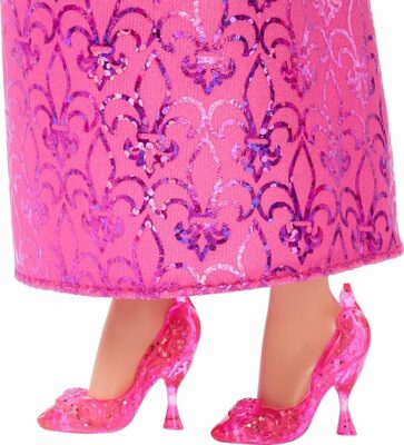 Mattel Disney Princess Aurora Doll in Sparkling Fashion with Removable Skirt