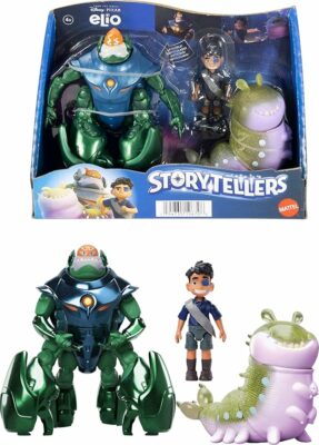 Mattel Disney and Pixar Elio Action Figure Storyteller 3 Pack