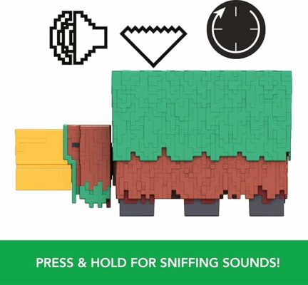 Mattel Minecraft Sniffer Action Figure with Game-Accurate Sounds
