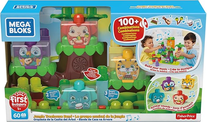 Mega Bloks Jungle Treehouse Band