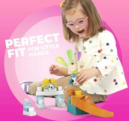 Mega Bloks Peek A Blocks Penguin Slide with Big Building Blocks