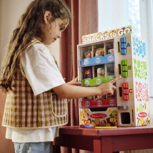 Melissa & Doug Sort Stock Select Wooden Vending Machine Play Set