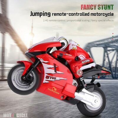 Mini RC Motorcycle 2.4G Full Proportional Remote Control Bike