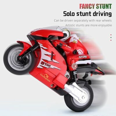 Mini RC Motorcycle 2.4G Full Proportional Remote Control Bike