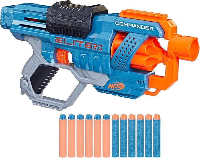 NERF Elite 2.0 Commander RD 6 Dart Blaster Gun