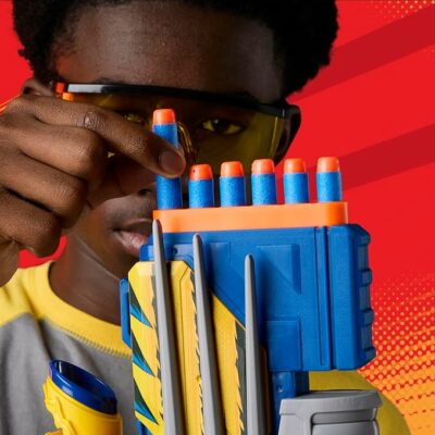 Nerf Marvel Wolverine Blaster Dart Storage Stock Pump Action
