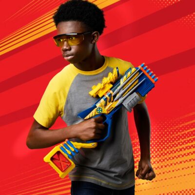 Nerf Marvel Wolverine Blaster Dart Storage Stock Pump Action