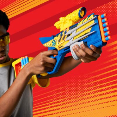 Nerf Marvel Wolverine Blaster Dart Storage Stock Pump Action
