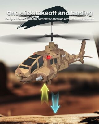 RC Helicopter with Missiles 2.4GHz Remote Control Army Helicopter