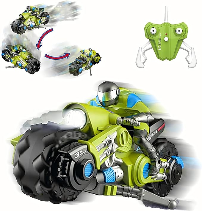 Mini RC Motorcycle 2.4G Full Proportional Remote Control Bike