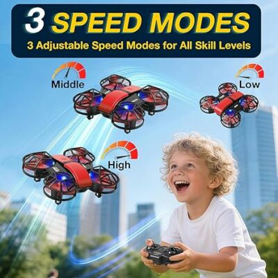 Red Mini Drone for Kids