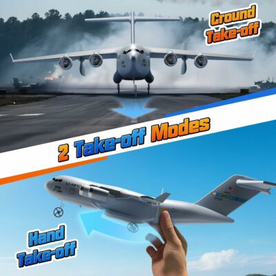 Remote Control Airplane with 6 axis Gyro Stabilizer Globemaster III