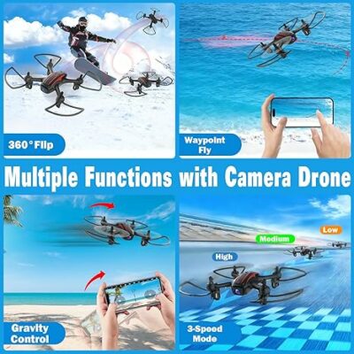 Remote Control Mini Drones with Camera for Kids