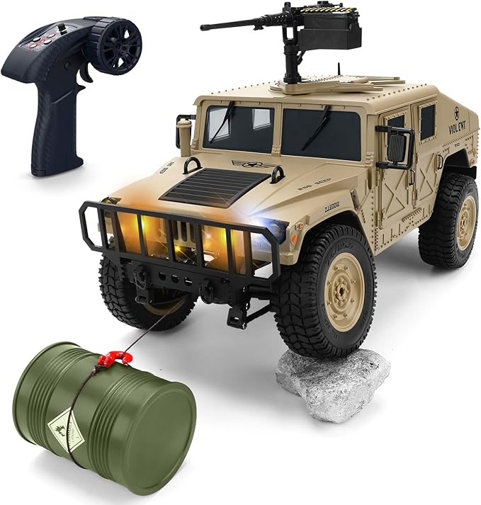 Remote Control Truck 4x4 Off-Road RC Trucks Army Rock Crawler Hummer