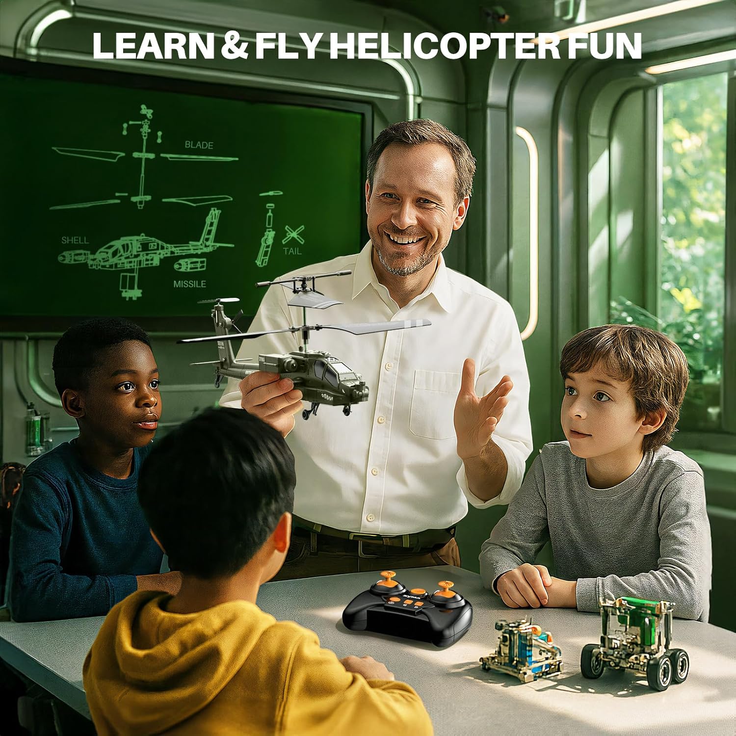 S51H Remote Control Helicopter 2.4GHz Military Army Toy S51H Remote Control Helicopter 2.4GHz Military Army Toy