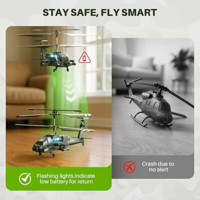 S51H Remote Control Helicopter 2.4GHz Military Army Toy