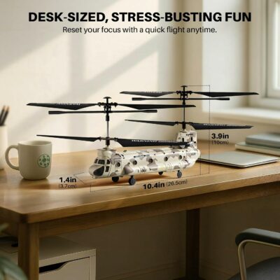 S52H Military Transport RC Helicopter