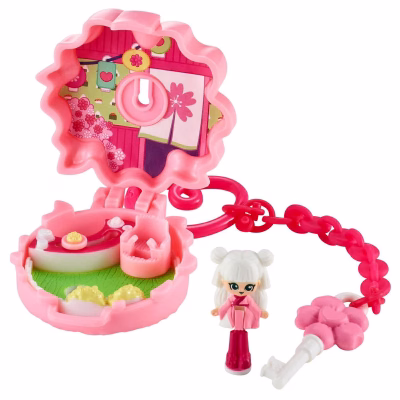 Shopkins Secret Bag Tag Blossom Sushi Eatery with Sara Sushi Micro Doll Playset