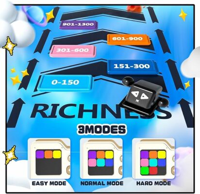 Super Electronic Slide Puzzle Logic Game