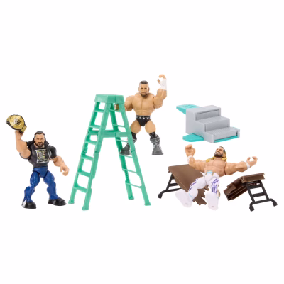 WWE Knuckle Crunchers WrestleMania Set with 3 Action Figures