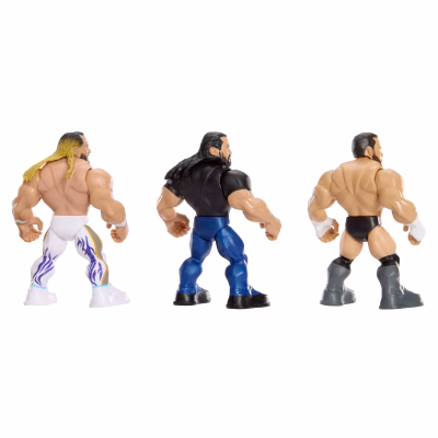 WWE Knuckle Crunchers WrestleMania Set with 3 Action Figures