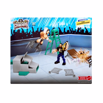 WWE Knuckle Crunchers WrestleMania Set with 3 Action Figures