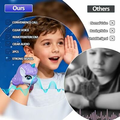 Wrist Watch Kids Walkie Talkies Magical Pony