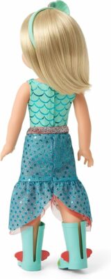 American Girl Wellie Wishers Camille Doll with Blue Leotard