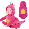 Baby Girls Boys Dinosaur Cosplay Halloween Romper Costume