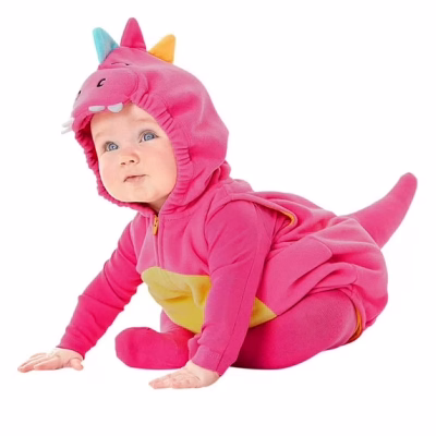 Baby Girls Boys Dinosaur Cosplay Halloween Romper Costume