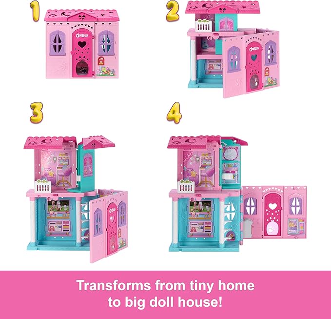 Barbie Chelsea Toy Dollhouse with 15+ Accessories Barbie Chelsea Toy Dollhouse with 15+ Accessories