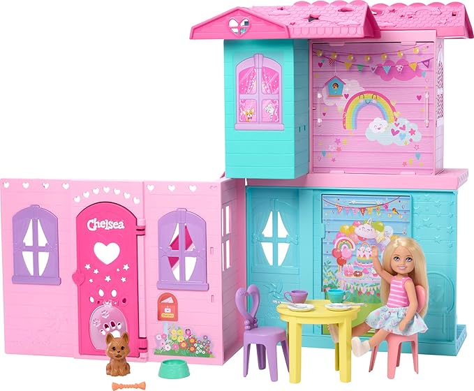 Barbie Chelsea Toy Dollhouse with 15+ Accessories Barbie Chelsea Toy Dollhouse with 15+ Accessories