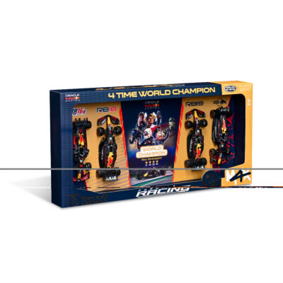 Bburago Formula Racing Oracle World Champion Die cast Collectible 4 Piece Set