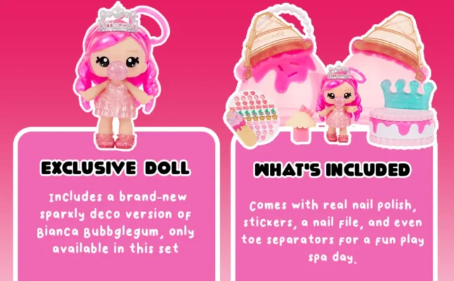 Beauty Bag Playset Lip Gloss Doll Ice Cream Beauty Bag
