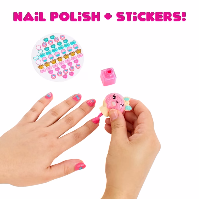 Beauty Bag Playset Lip Gloss Doll Ice Cream Beauty Bag