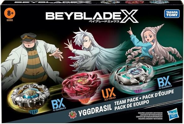 Beyblade X Yggdrasil Team Pack Includes 3 Competition Spinning Tops