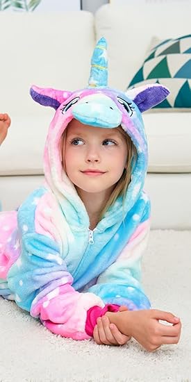Children Unicorn Pyjamas Halloween Costume for Girls Children Unicorn Pyjamas Halloween Costume for Girls